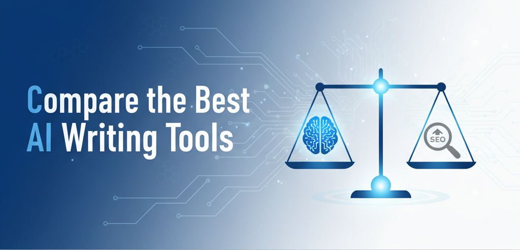 Compare The Best AI Writing Tools  - Comparison Banner