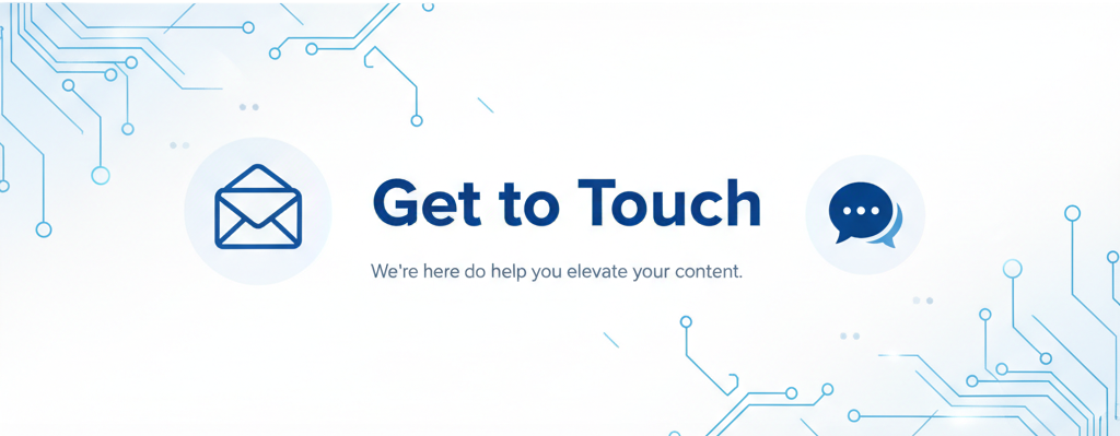 Get in touch Contact banner