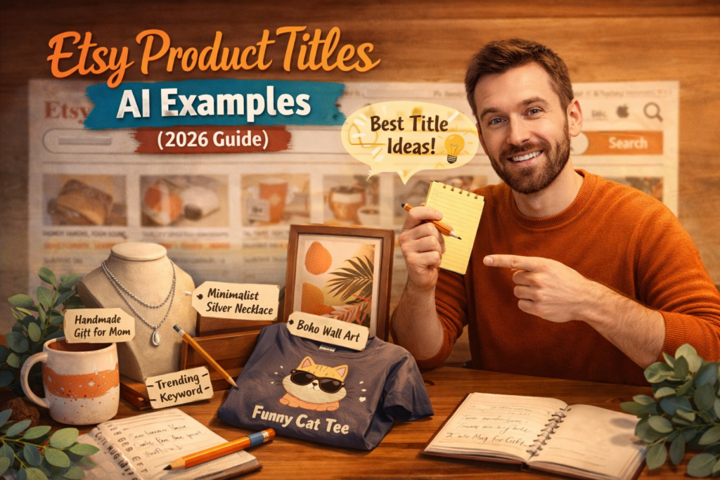 Etsy Product Titles AI Examples
