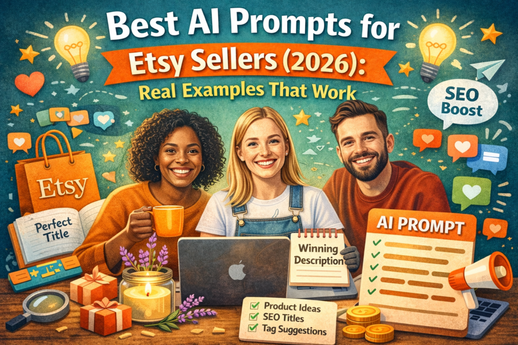 Best AI prompts for Etsy sellers