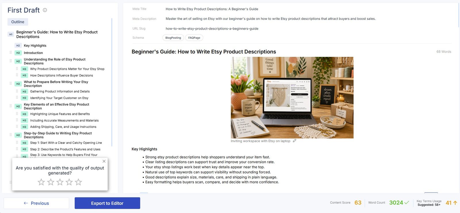Scalenut generated article with Content Score